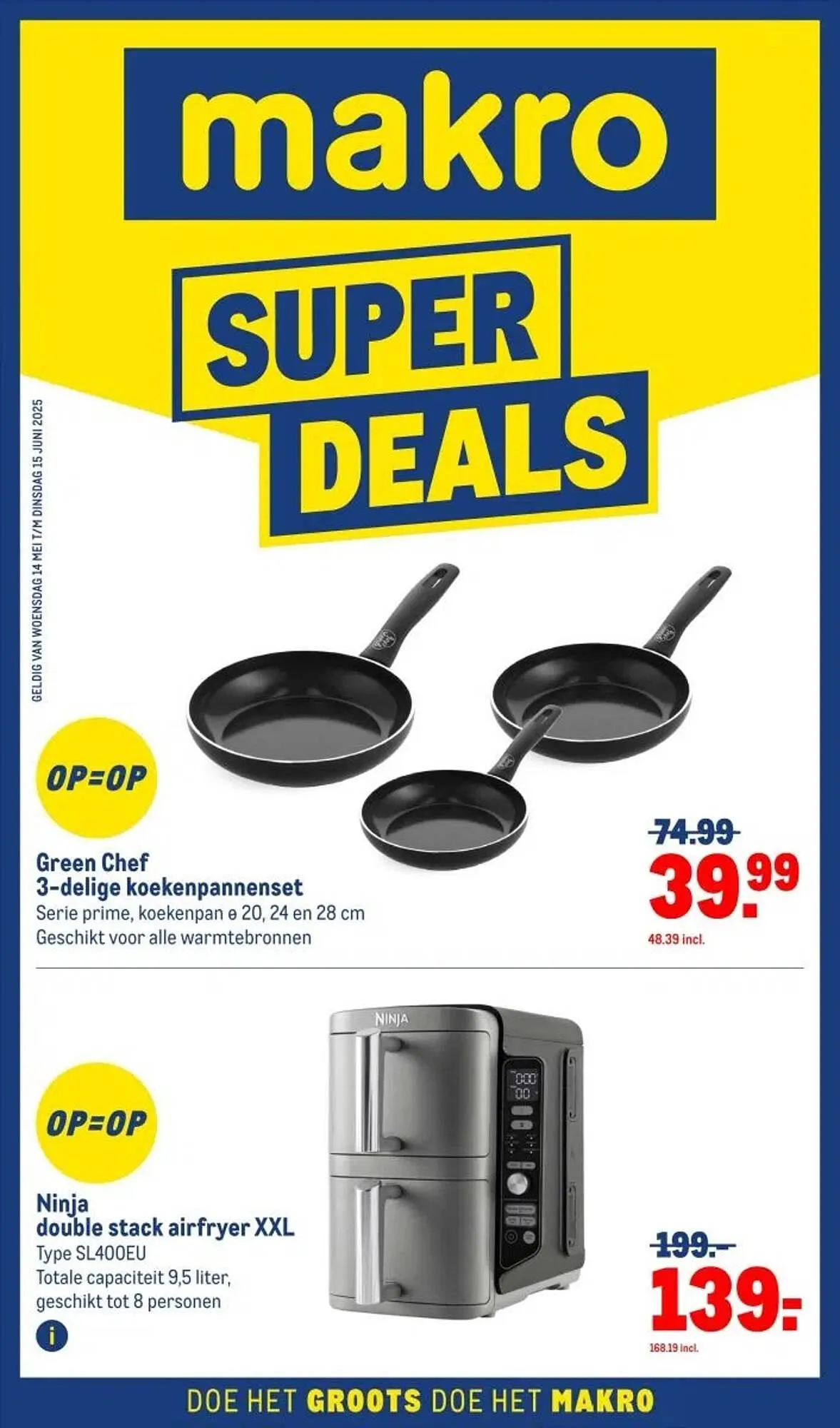 Makro folder van 14 mei tot 15 juni 2025 - Folder pagina 1