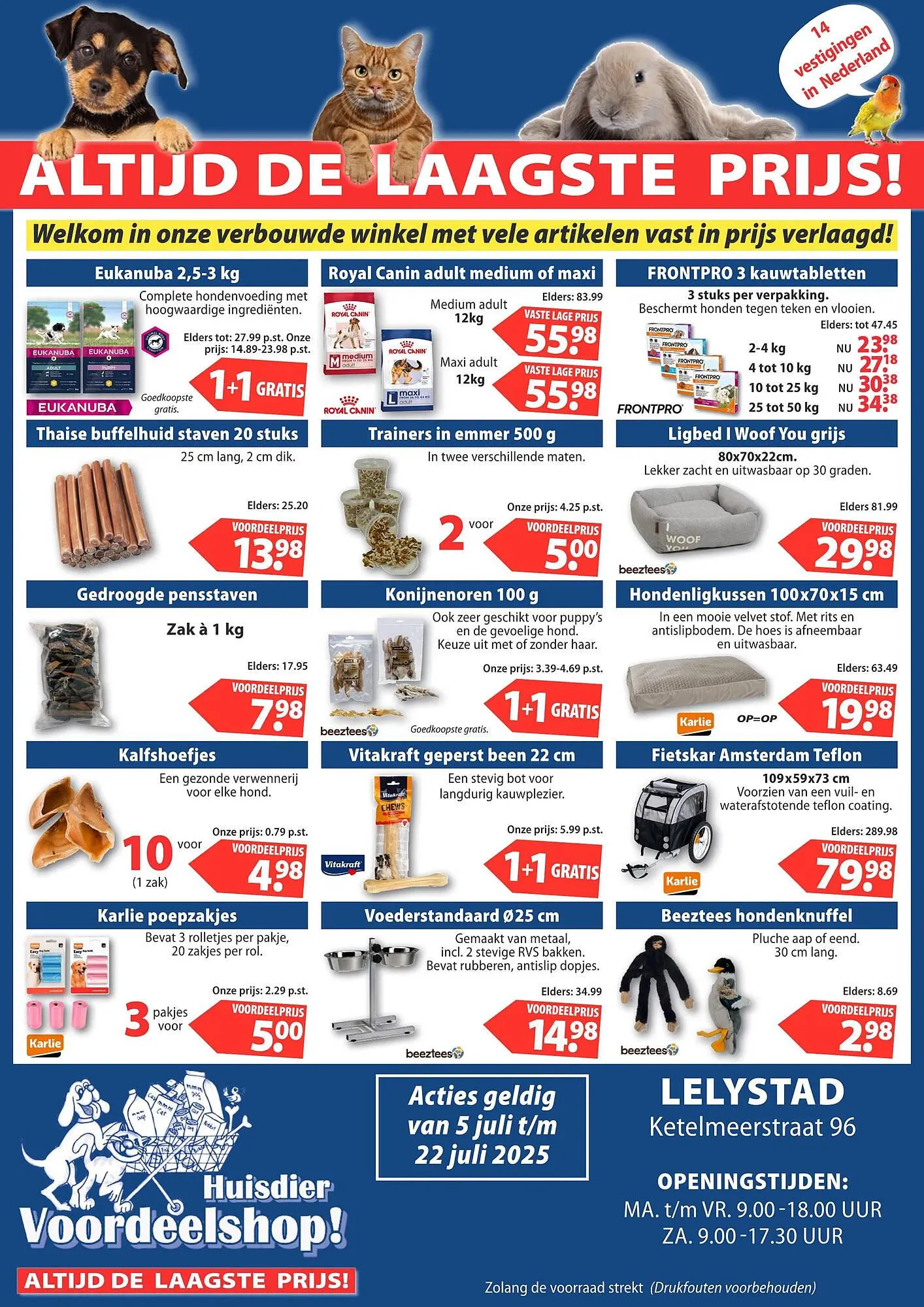 Huisdier Voordeelshop folder - 1