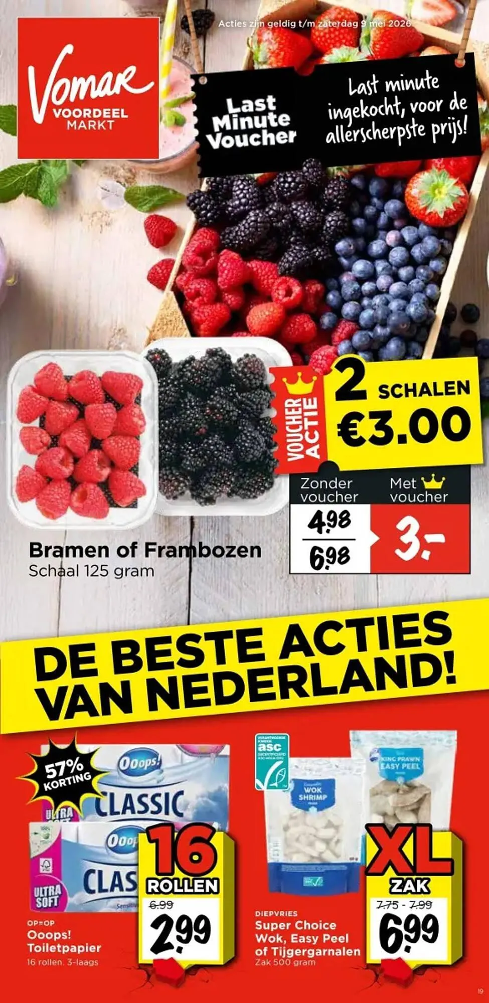 Vomar Voordeelmarkt folder van 7 mei tot 9 mei 2026 - Folder pagina 1