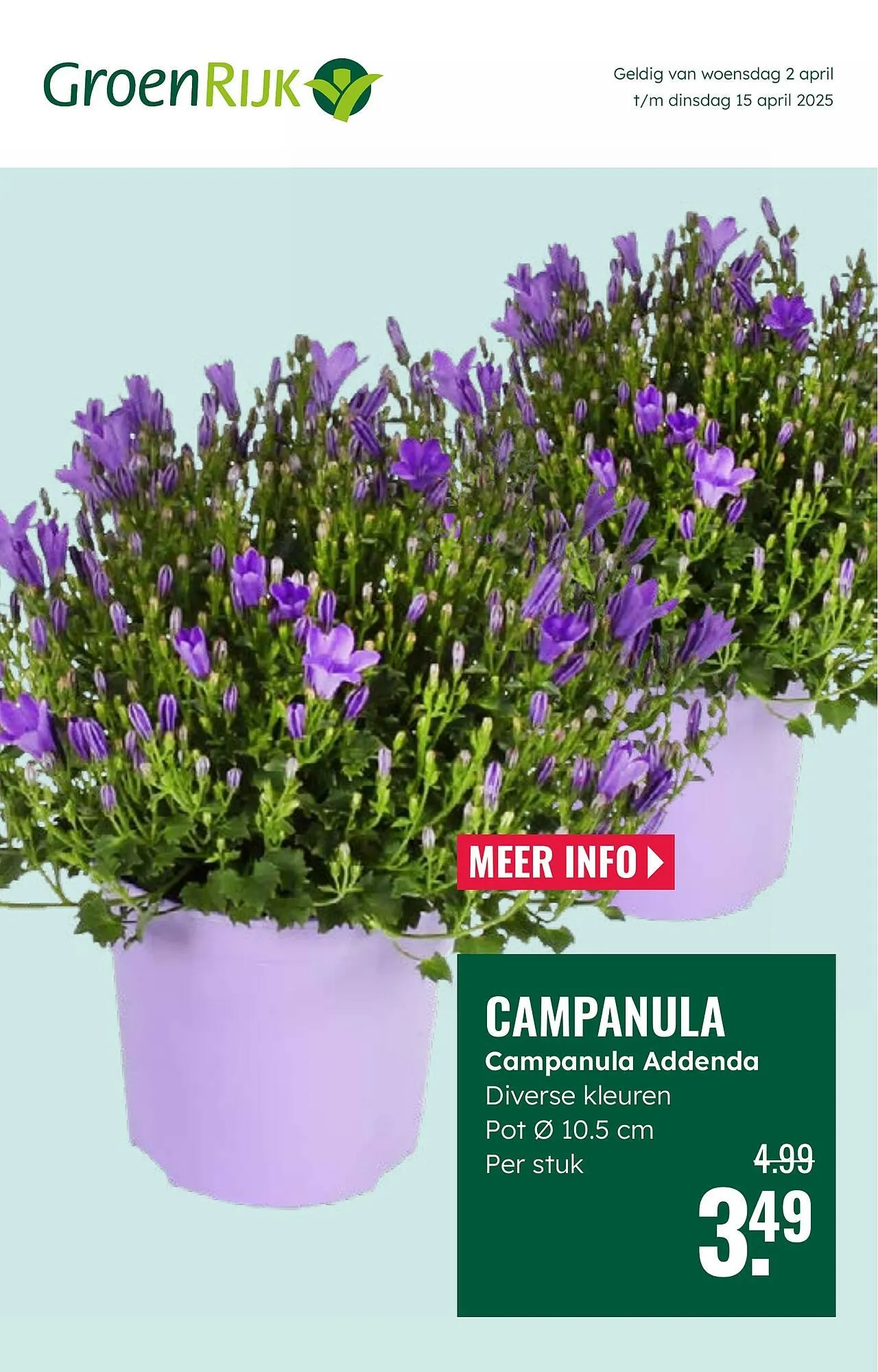 GroenRijk folder van 2 april tot 15 april 2025 - Folder pagina 1