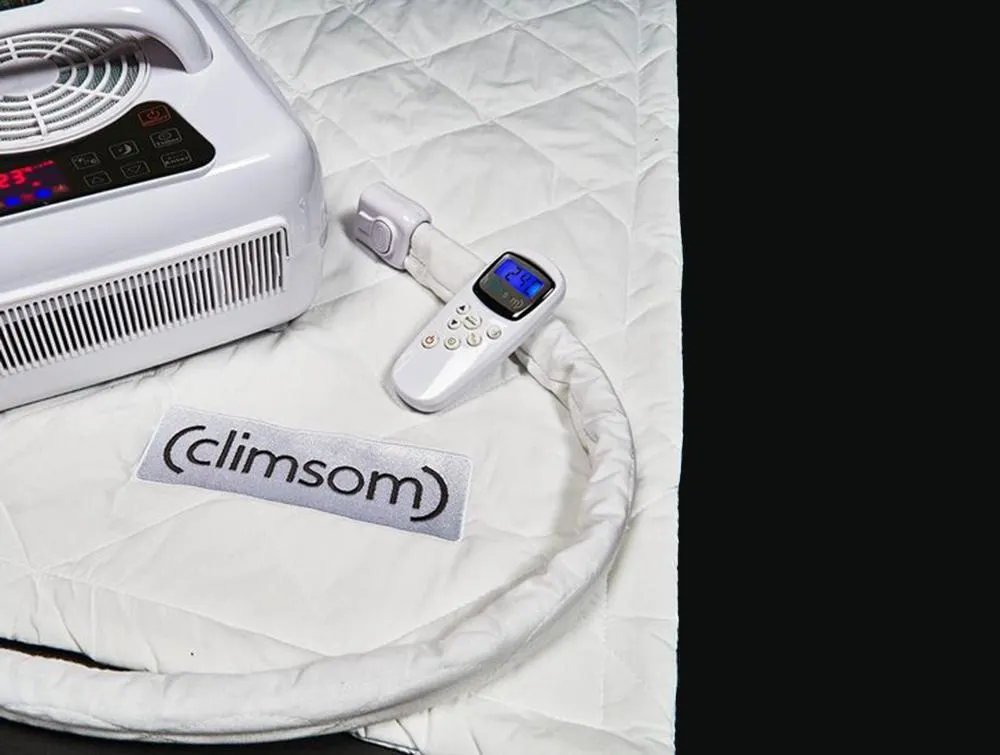 Climsom verkoelende en verwarmende matras topper