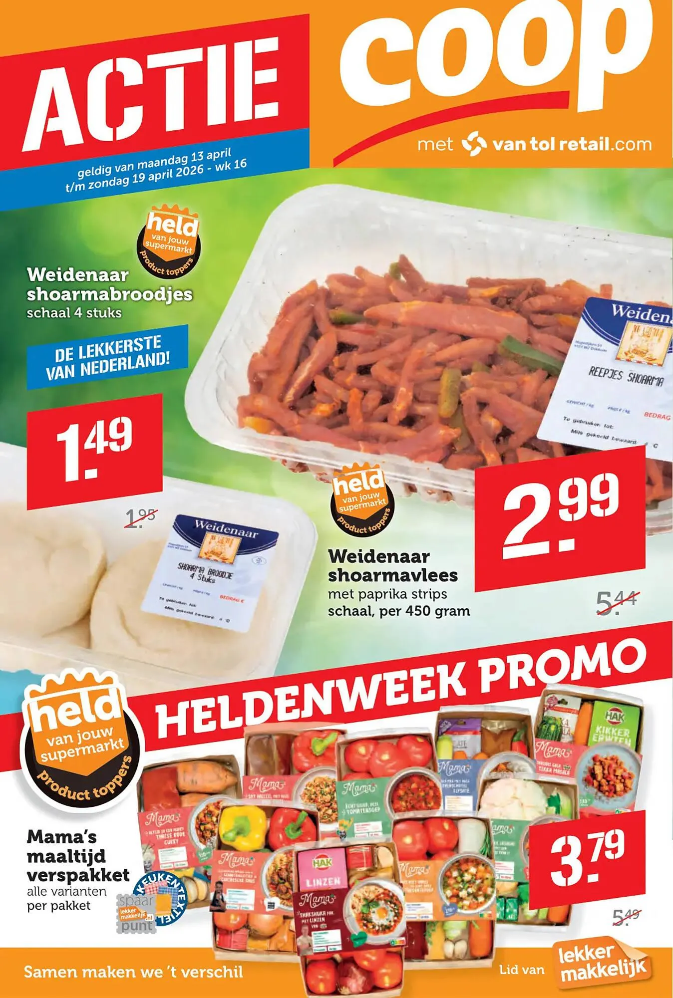 Coop folder van 13 april tot 19 april 2026 - Folder pagina 1