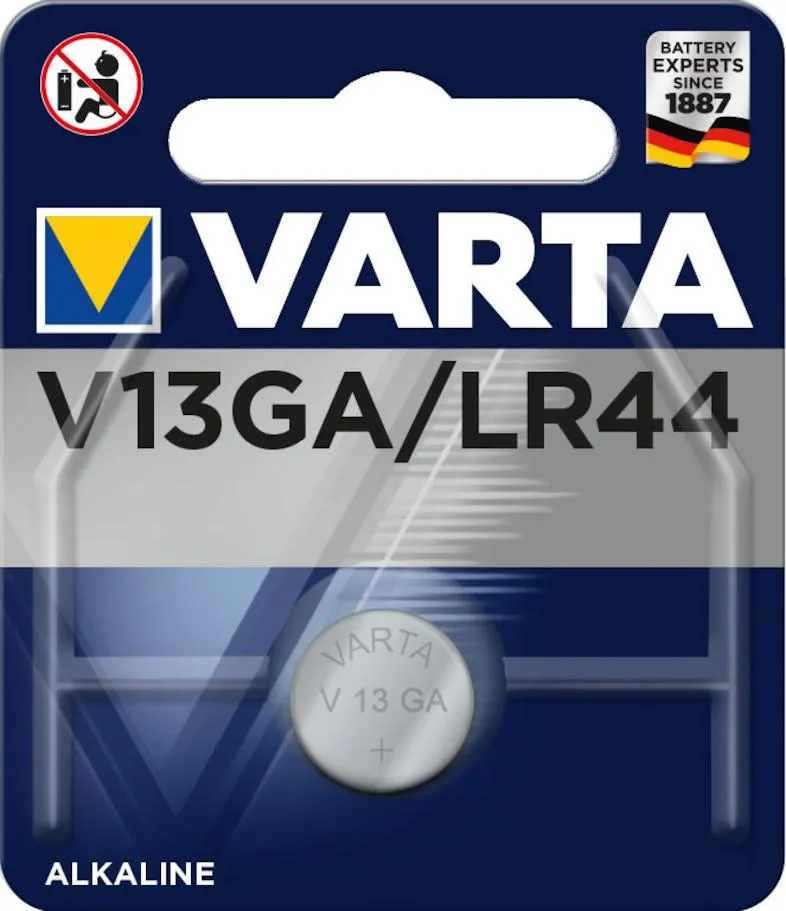 Varta Alkaline Knoopbatterij V13Ga Lr44 Blister 1