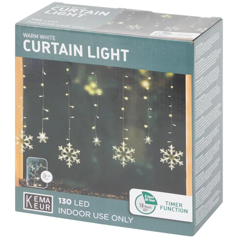 Tenda luminosa con stelle