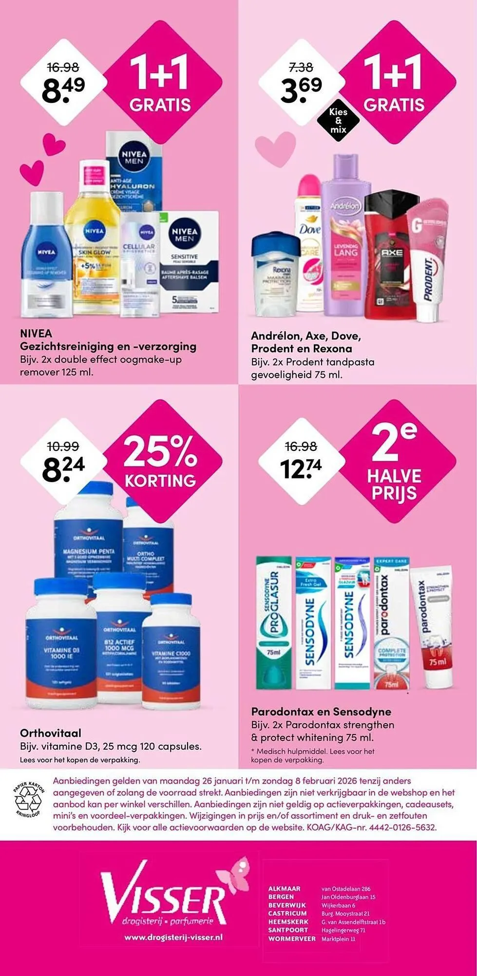 Drogisterij Visser folder van 26 januari tot 8 februari 2026 - Folder pagina 8