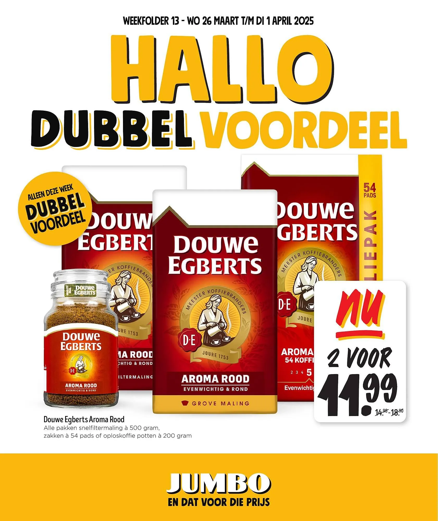Jumbo folder van 26 maart tot 1 april 2025 - Folder pagina 1