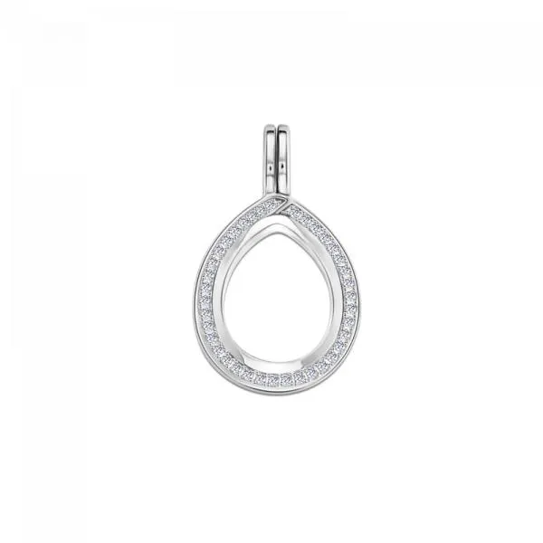 MY iMenso Goccy "Plano" (15mm) medaillon (925/rhod-plated)