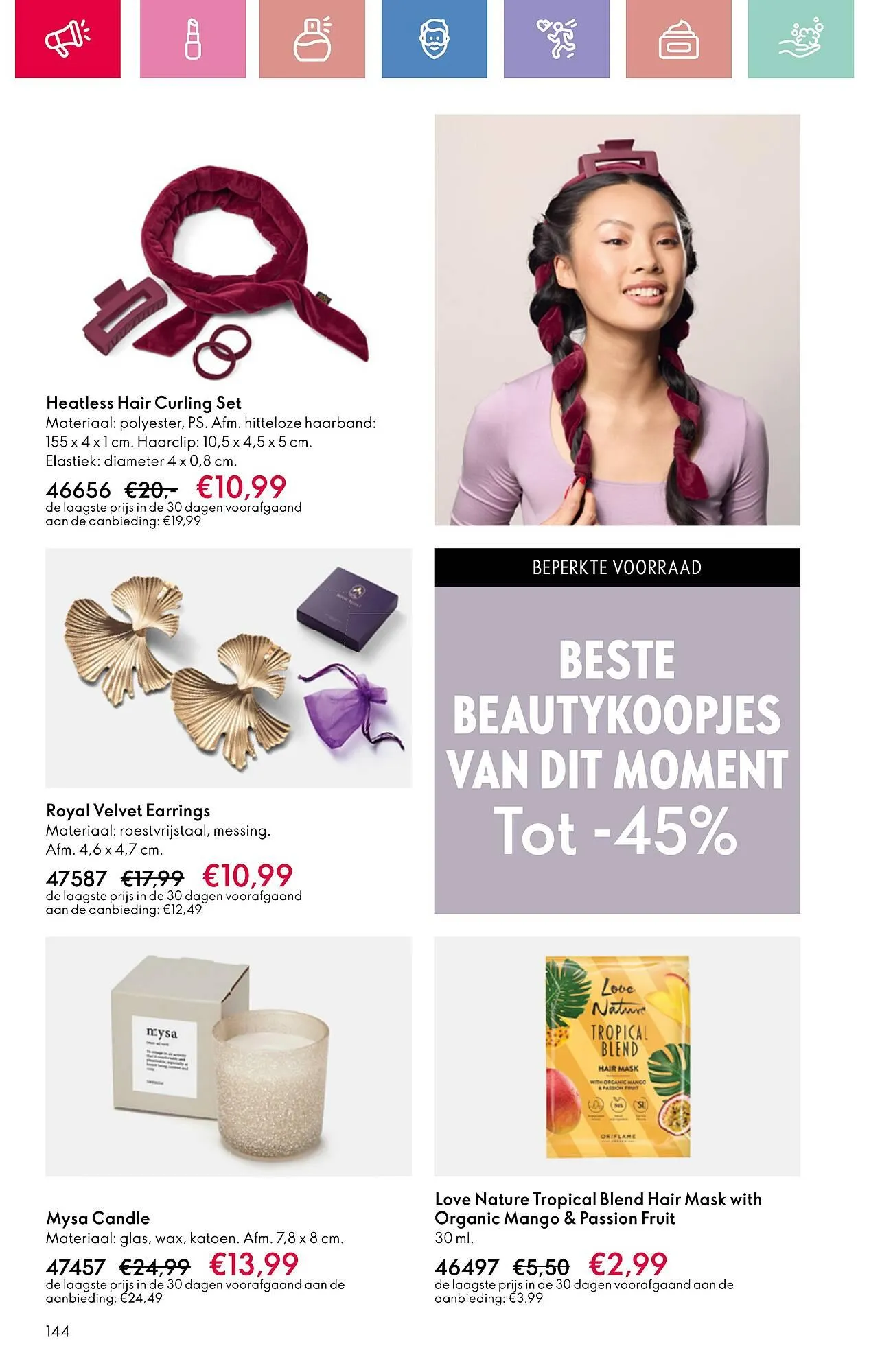 Oriflame folder van 7 mei tot 10 mei 2025 - Folder pagina 144