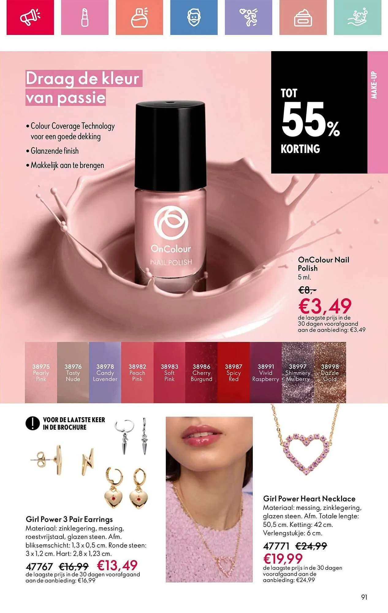 Oriflame folder van 22 juni tot 12 juli 2025 - Folder pagina 91