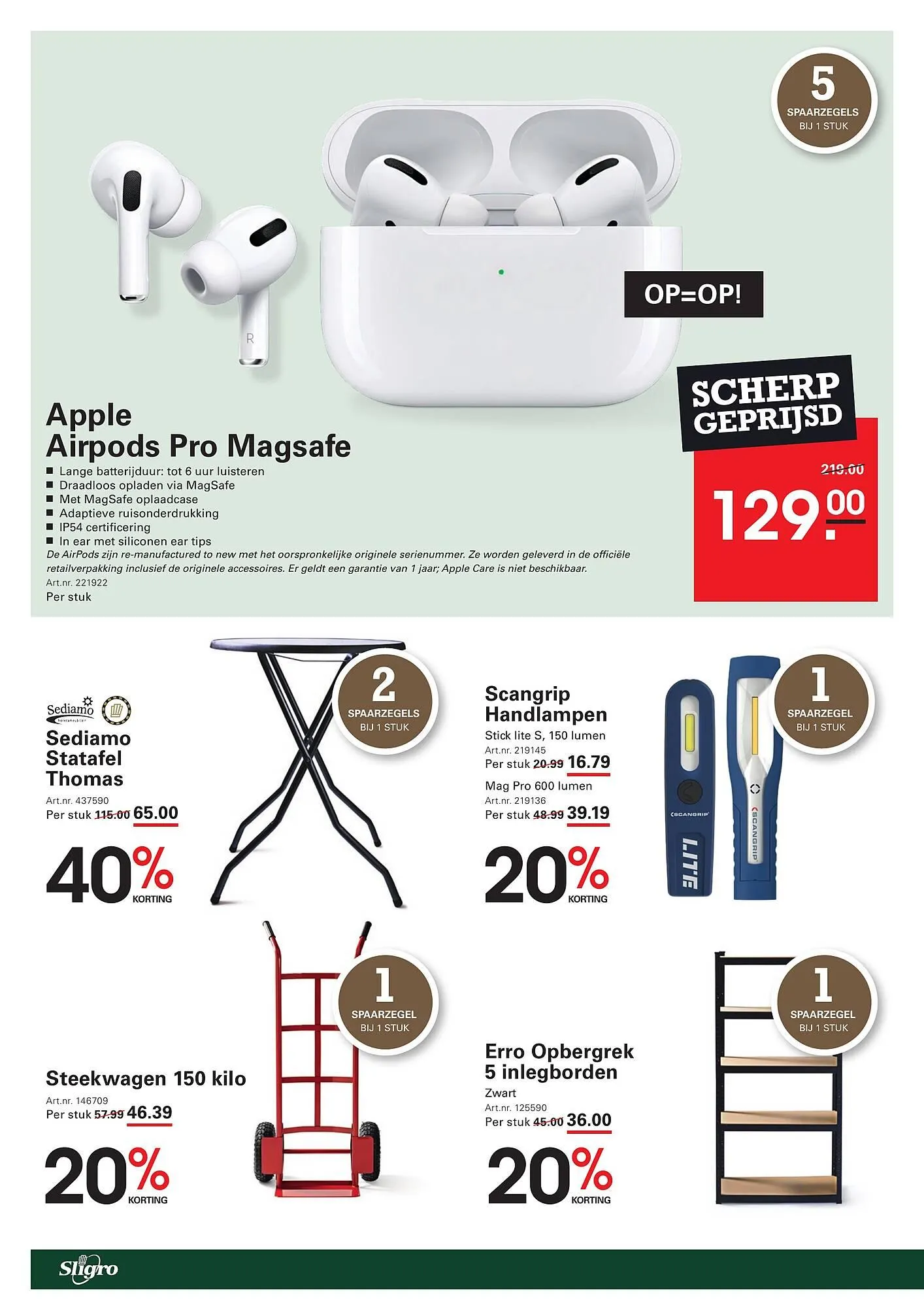 Sligro folder van 30 oktober tot 17 november 2025 - Folder pagina 58