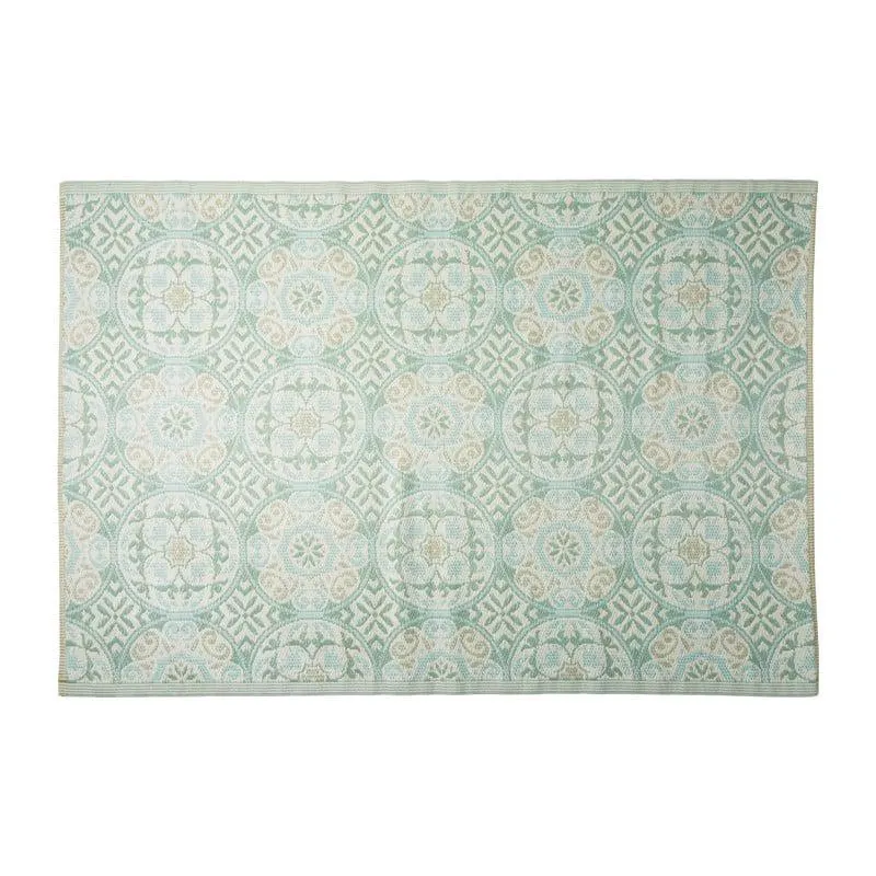 Buitenkleed cirkels - groen - 160x230 cm
