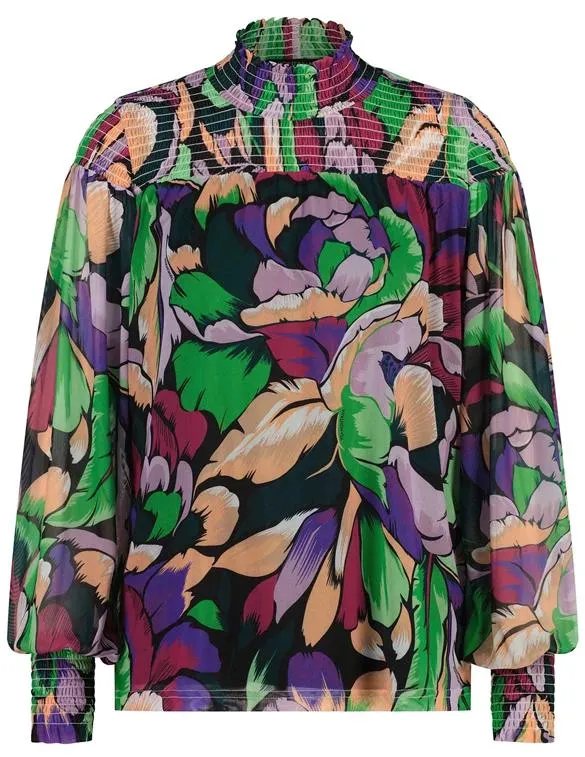 Tramontana Blouse Flower flash print C02-10-401