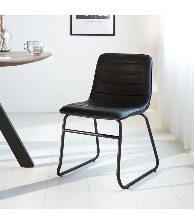 Industriële eetkamerstoel Mark Zwart