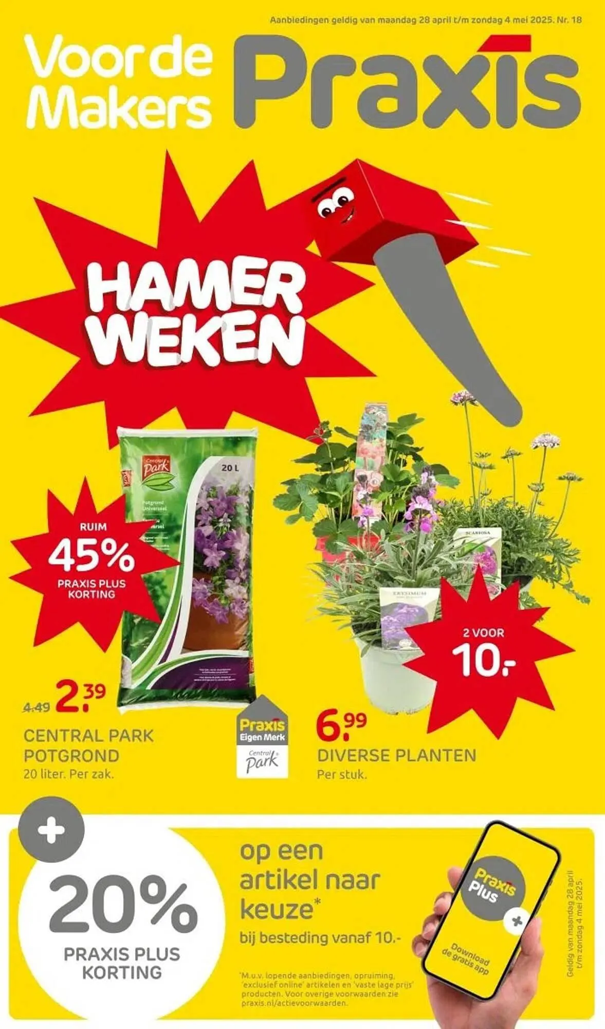 Praxis folder van 28 april tot 4 mei 2025 - Folder pagina 1