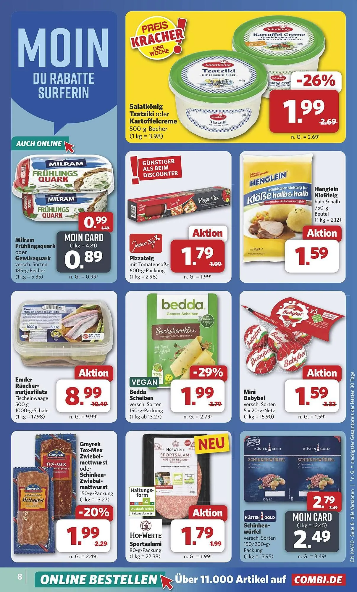Combi Markt DE folder van 29 september tot 4 oktober 2025 - Folder pagina 8