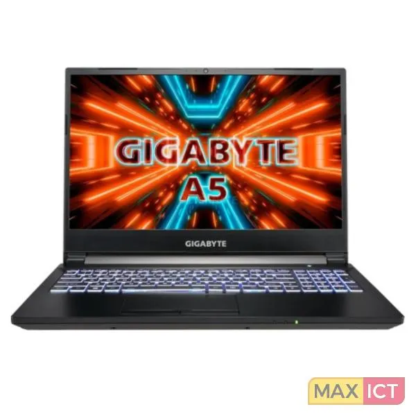 Gigabyte A5-K1-ADE1130SD 5600H Notebook 39,6 cm (15.6") Full HD AMD Ryzen™ 5 16 GB DDR4-SDRAM 512 GB SSD NVIDIA GeForce RTX 3060 Wi-Fi 6 (802.11ax)