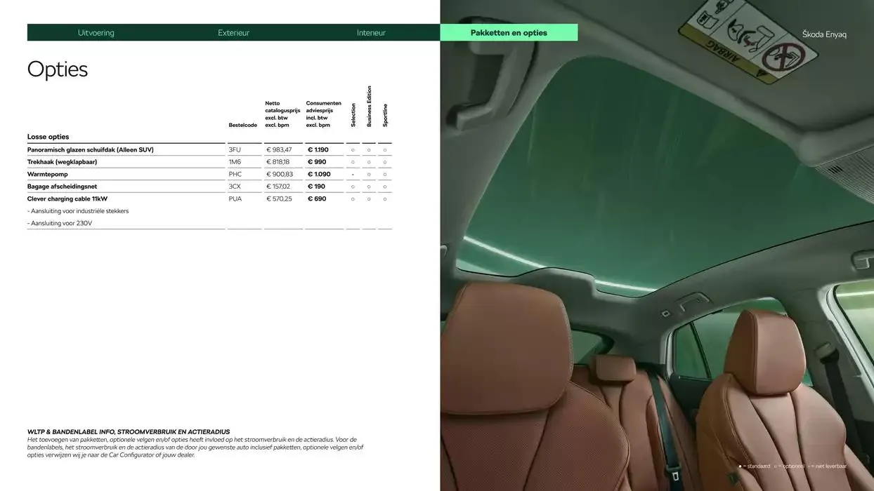 Škoda Prijslijst per 9 januari 2025 van 9 januari tot 9 januari 2026 - Folder pagina 15