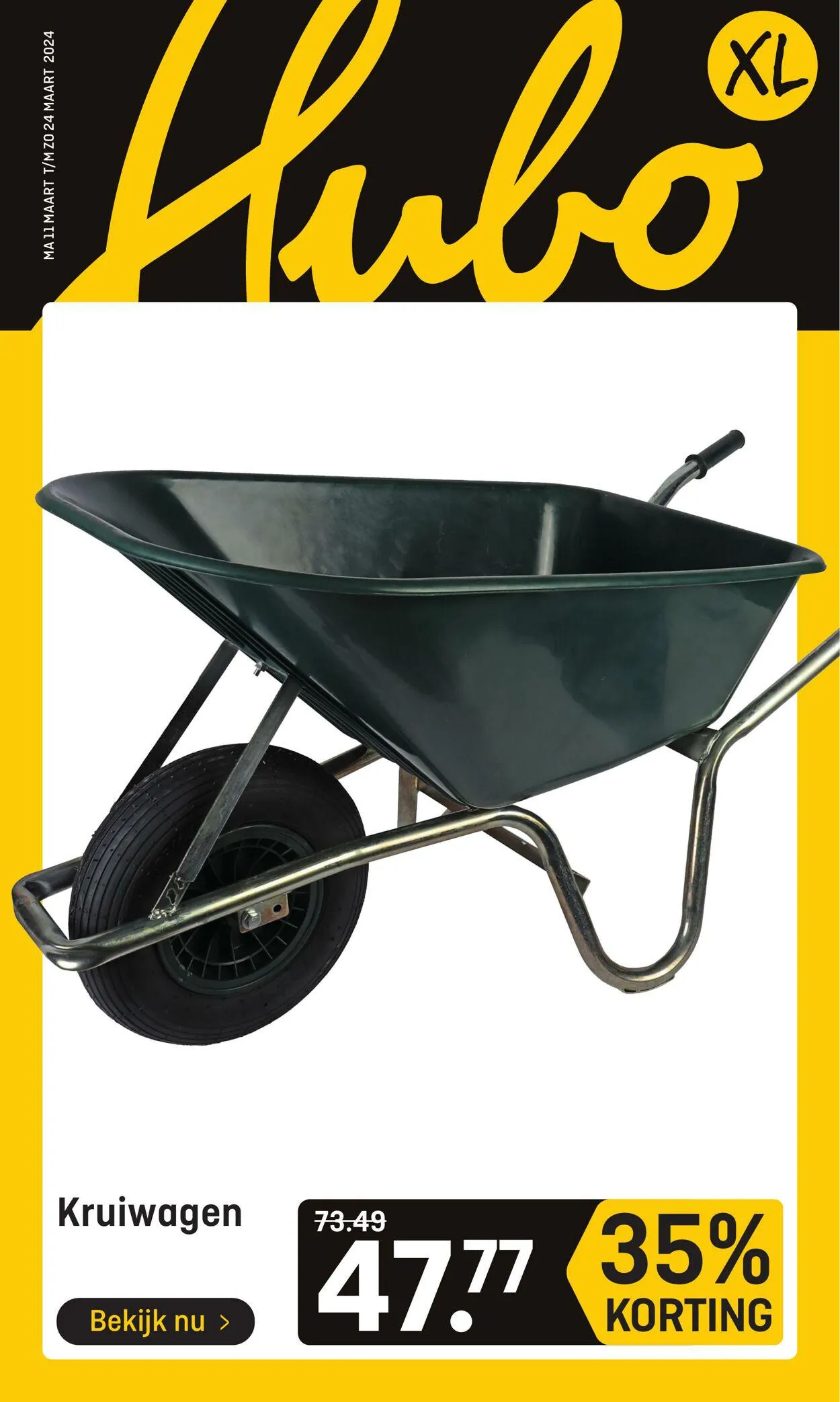 Hubo van 11 maart tot 24 maart 2024 - Folder pagina