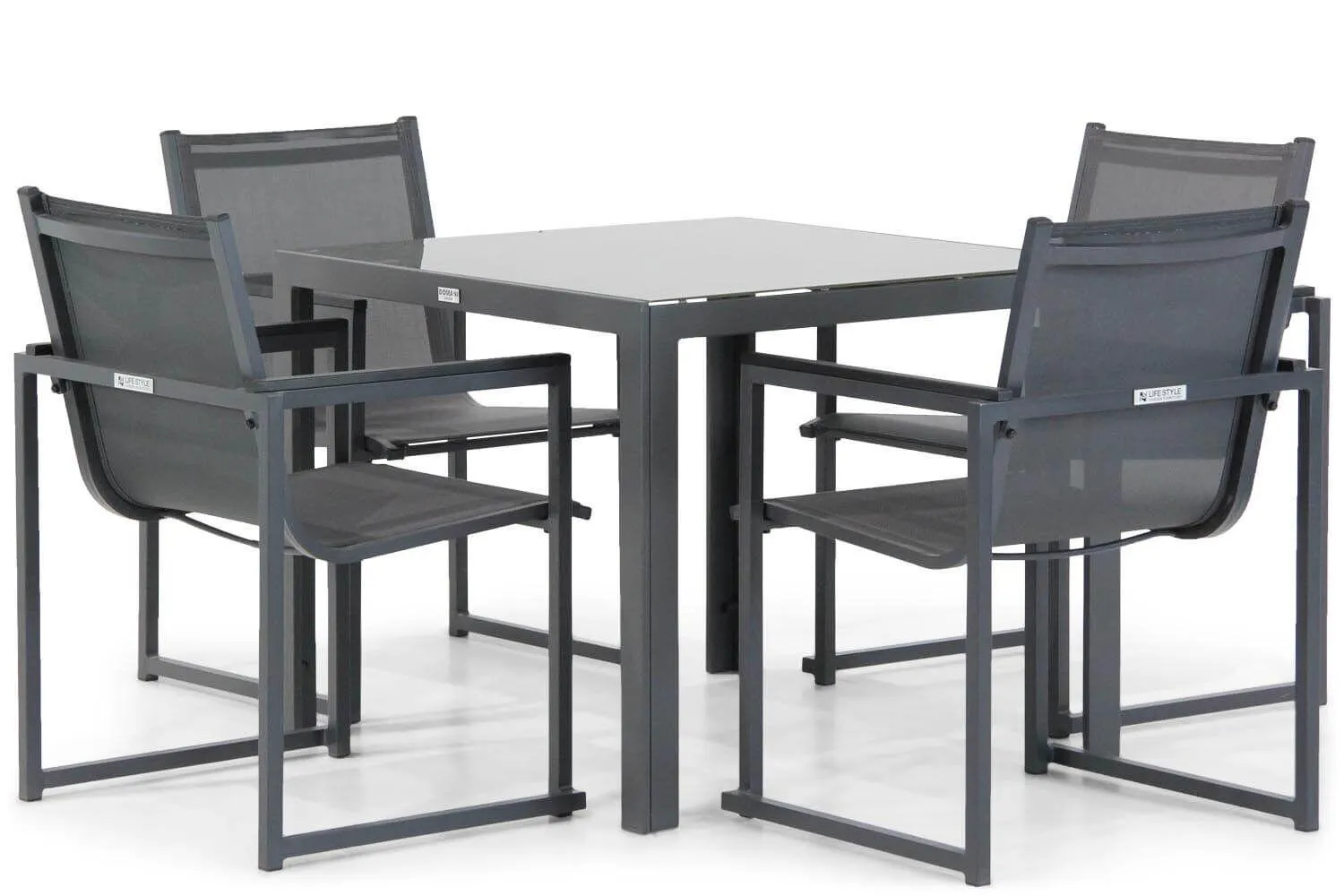 Lifestyle Delgada/Mondello 90 cm dining tuinset 5-delig