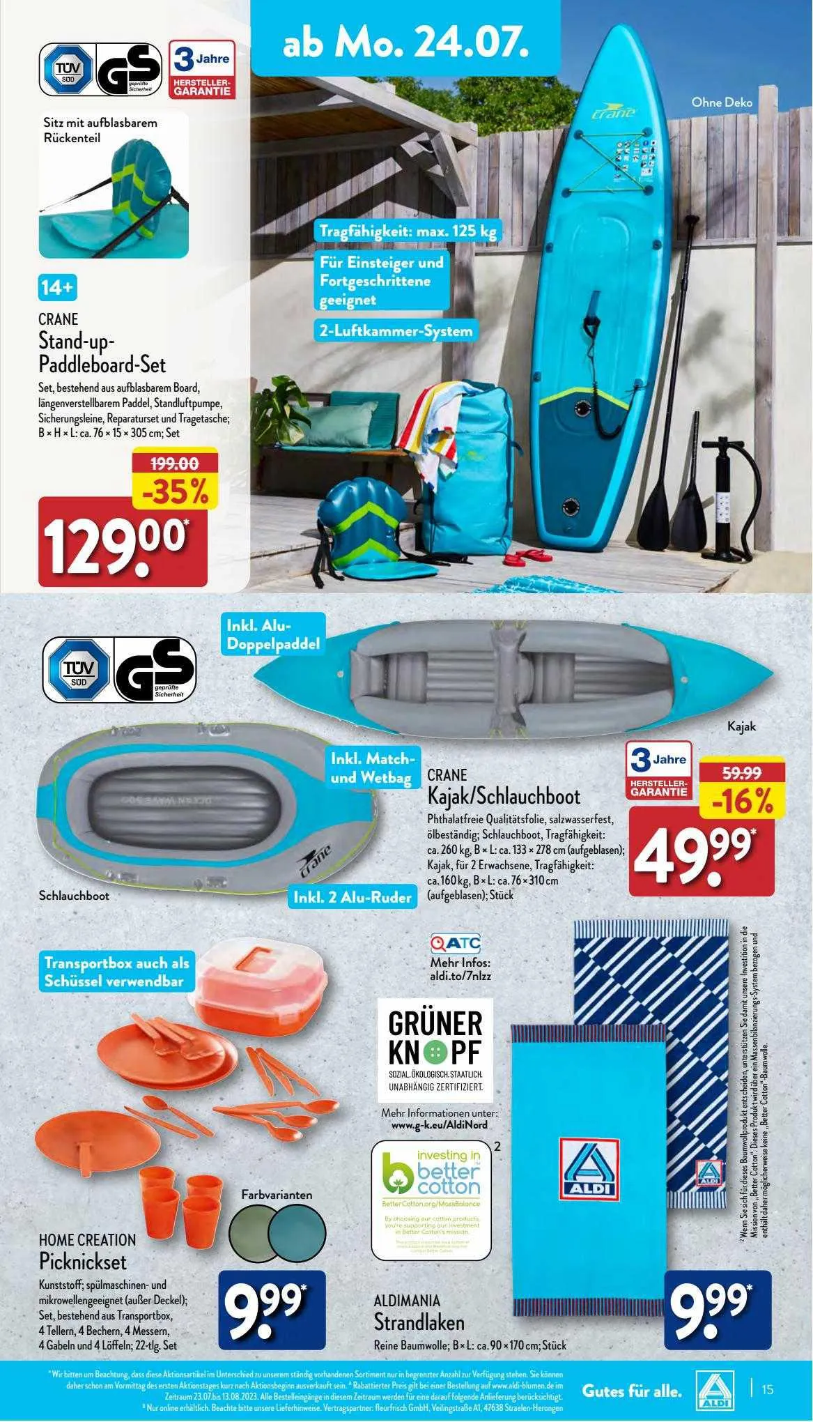 Aldi Duitsland Folder van 20 juli tot 26 juli 2023 - Folder pagina 15
