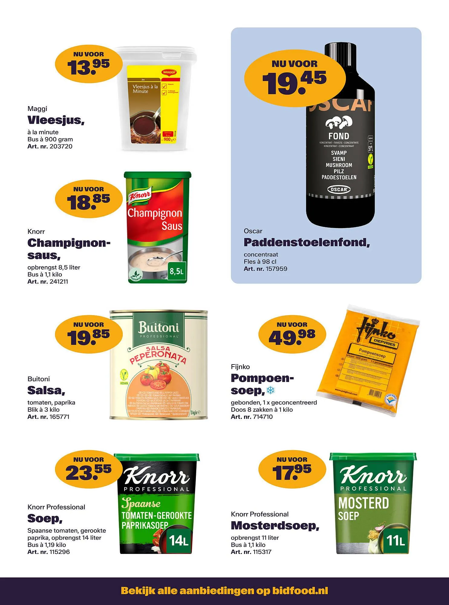 Bidfood folder van 6 oktober tot 19 oktober 2025 - Folder pagina 33