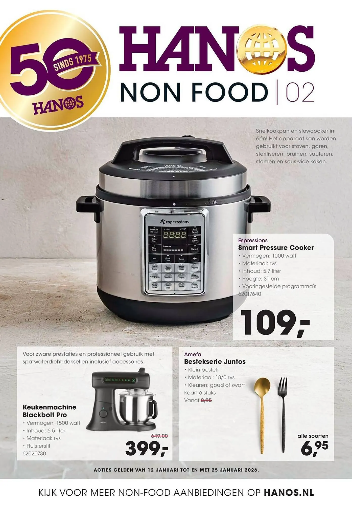 HANOS folder van 12 januari tot 25 januari 2026 - Folder pagina 1