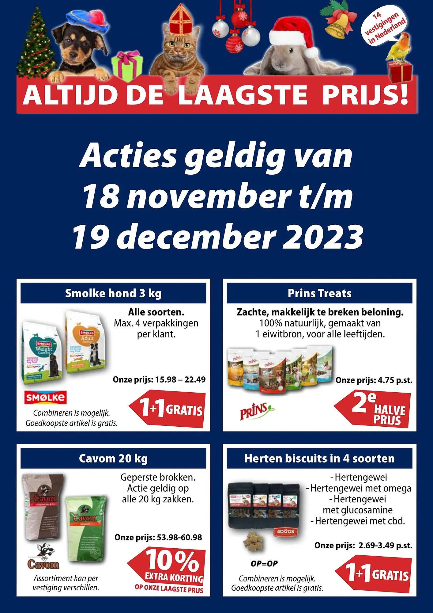 Huisdier Voordeelshop folder van 18 november tot 19 december 2023 - Folder pagina 5