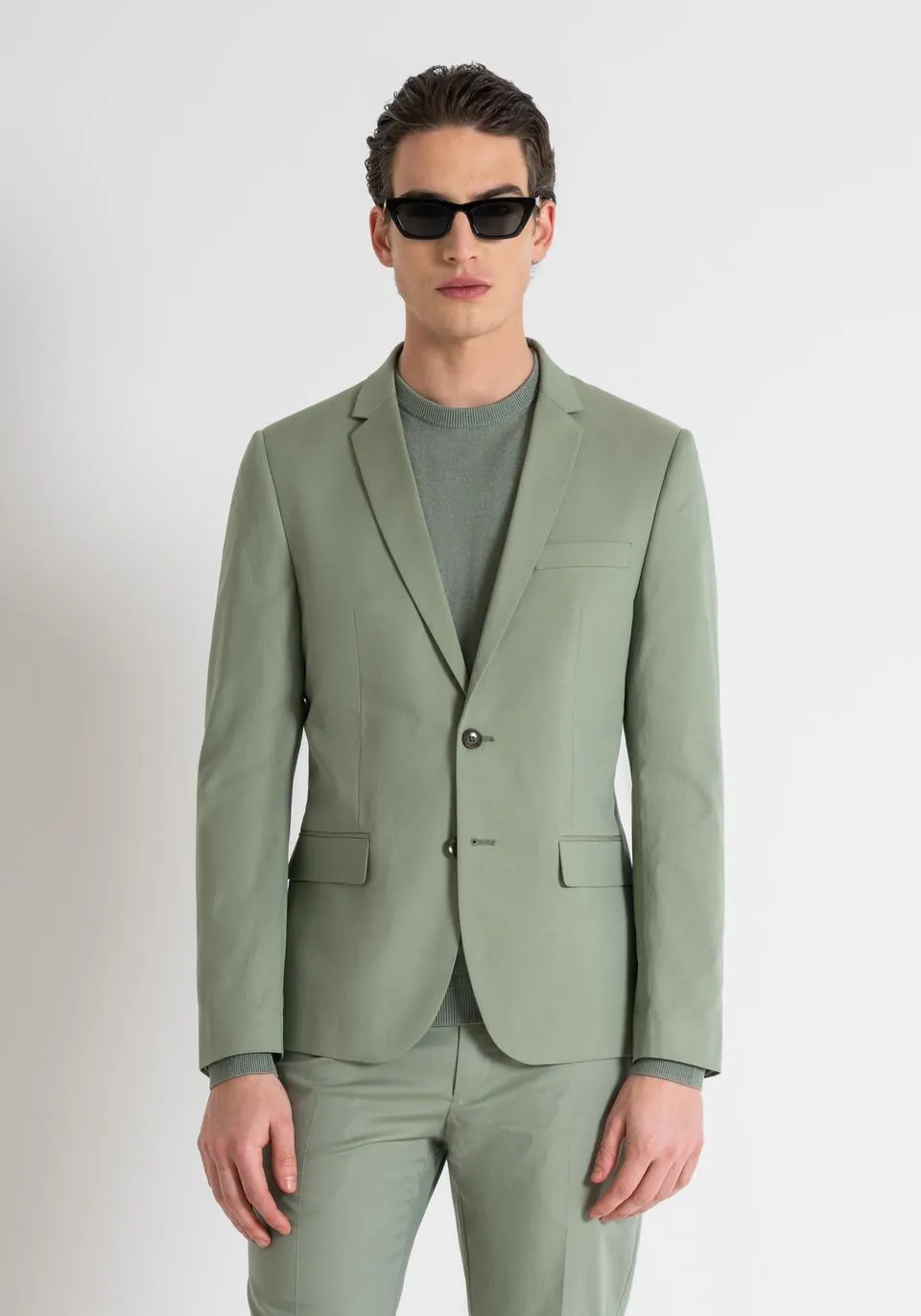 BONNIE SLIM FIT JACKET IN STRETCH COTTON TWILL