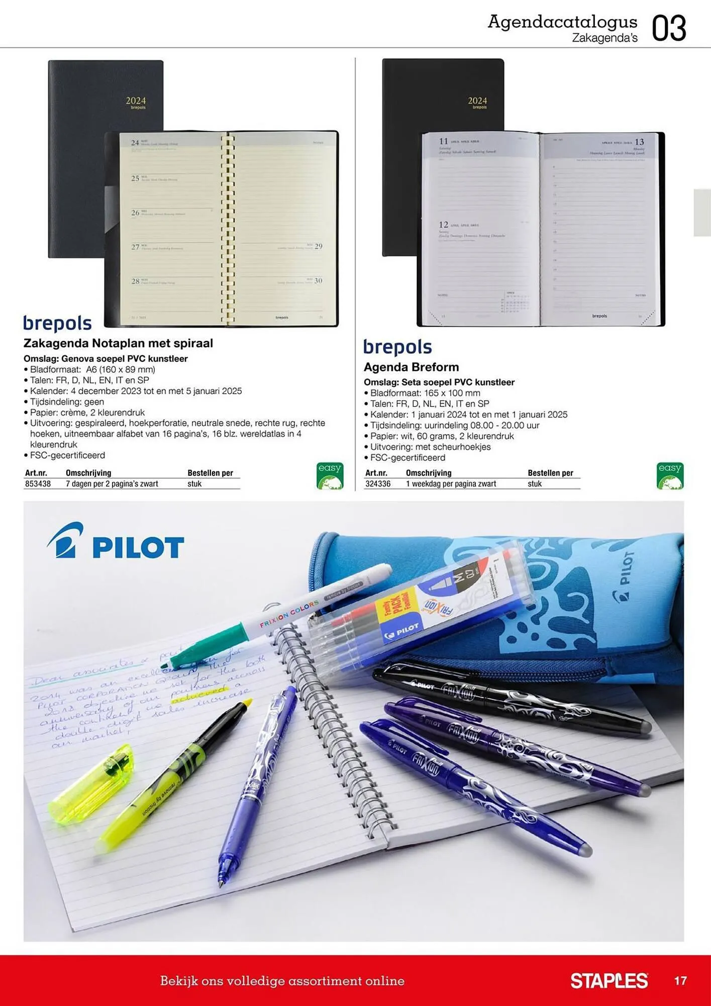 Staples folder van 17 november tot 31 december 2023 - Folder pagina 8