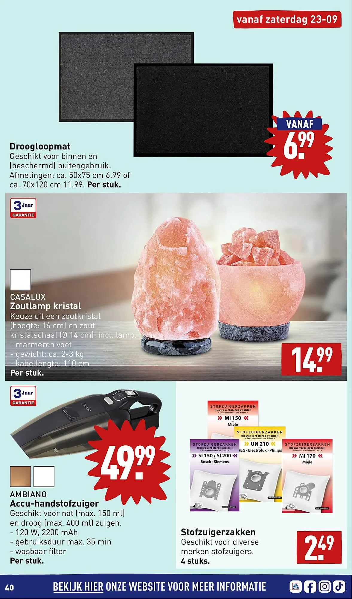 ALDI folder van 18 september tot 24 september 2023 - Folder pagina 40
