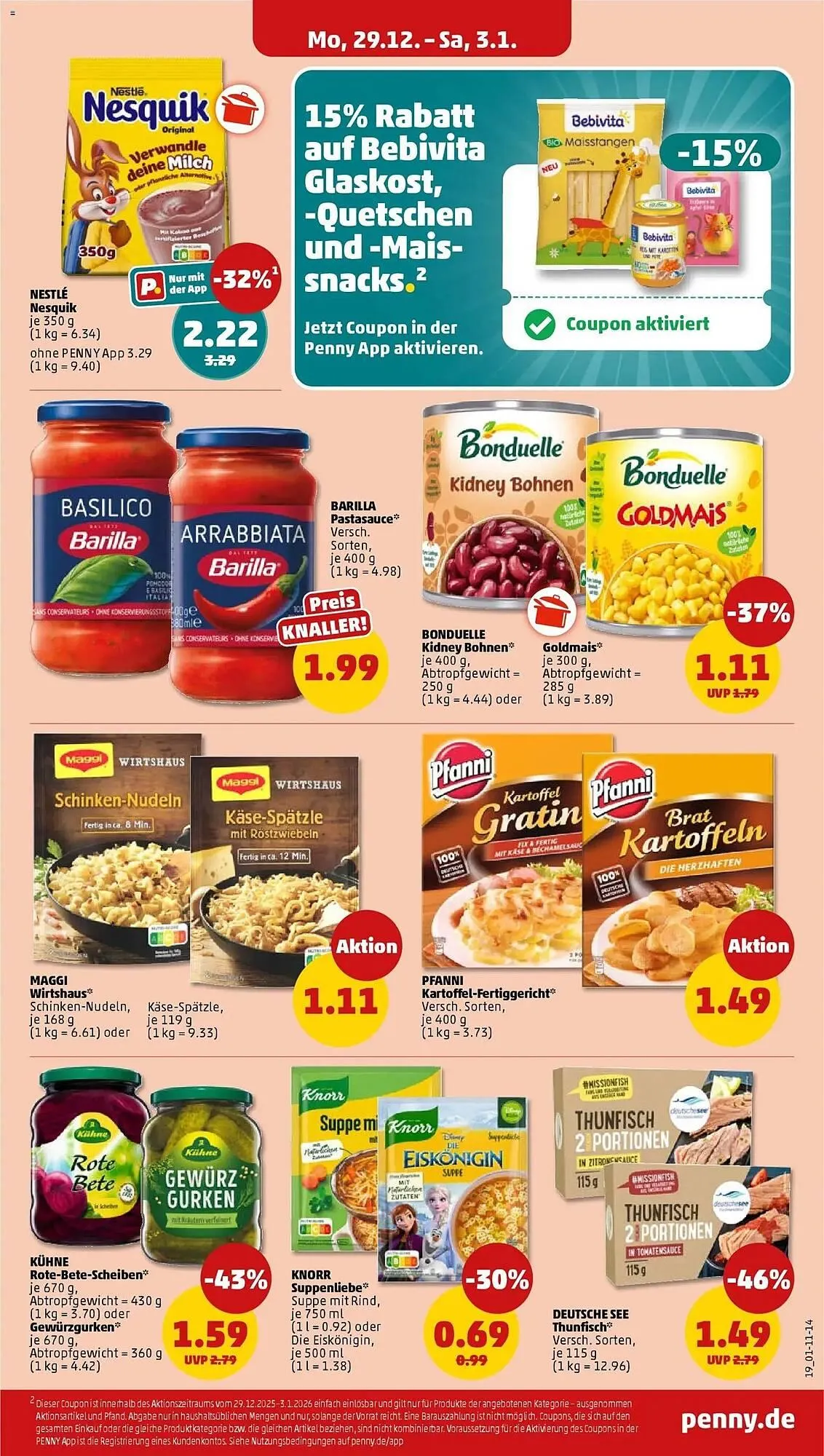 PENNY DE folder van 29 december tot 3 januari 2026 - Folder pagina 19