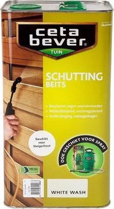 CetaBever Schuttingbeits White Wash