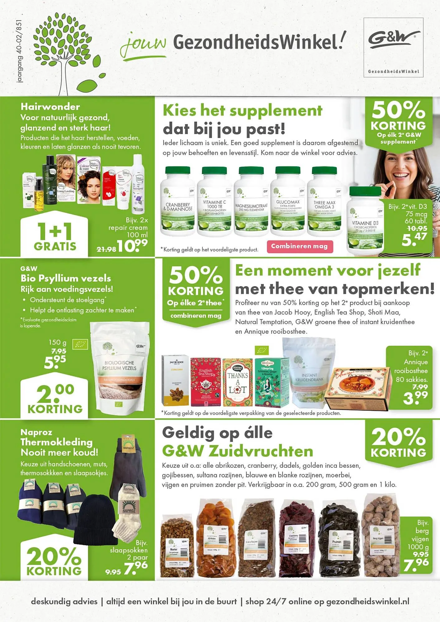 Gezond & Wel folder van 16 februari tot 8 maart 2026 - Folder pagina 1