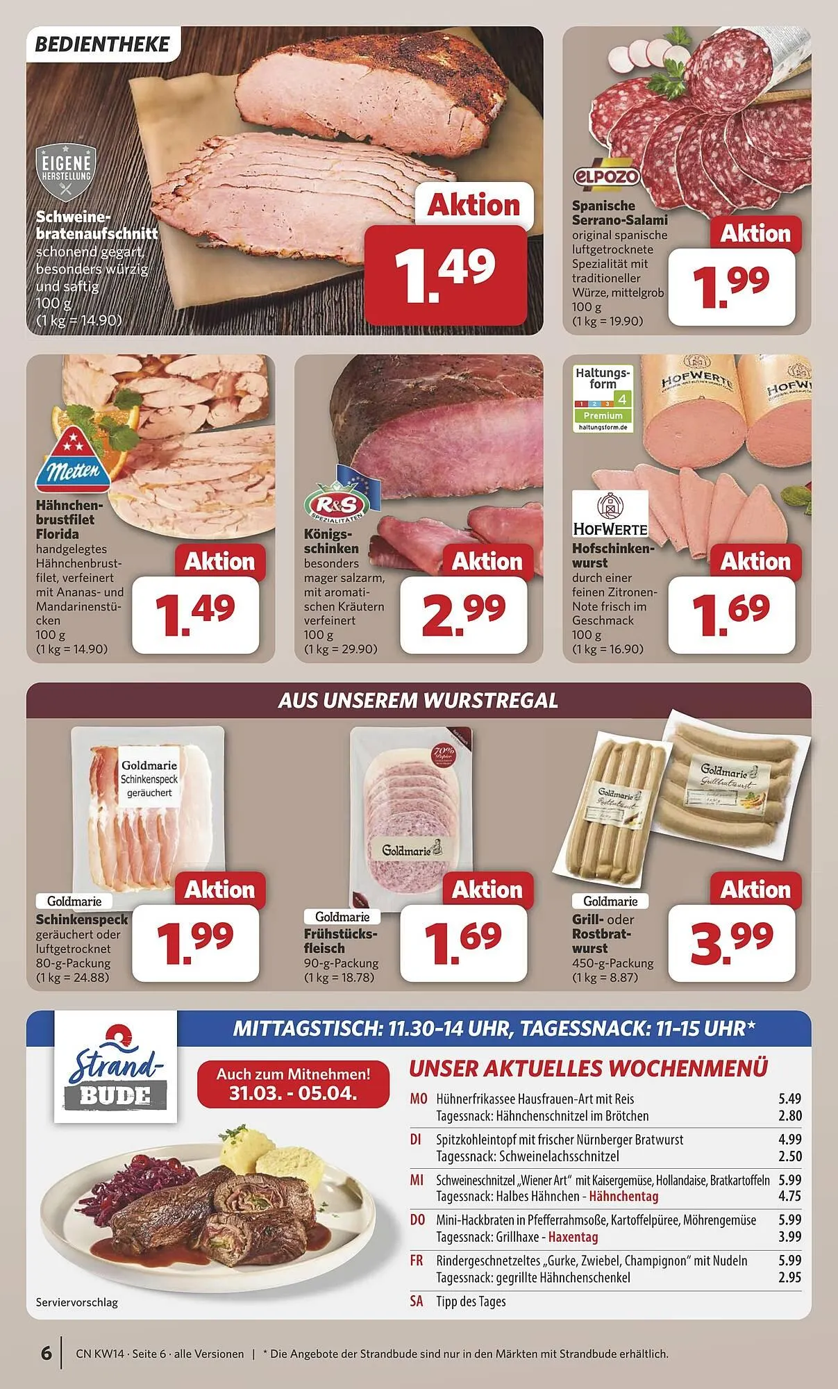 Combi Markt DE folder van 31 maart tot 5 april 2025 - Folder pagina 6