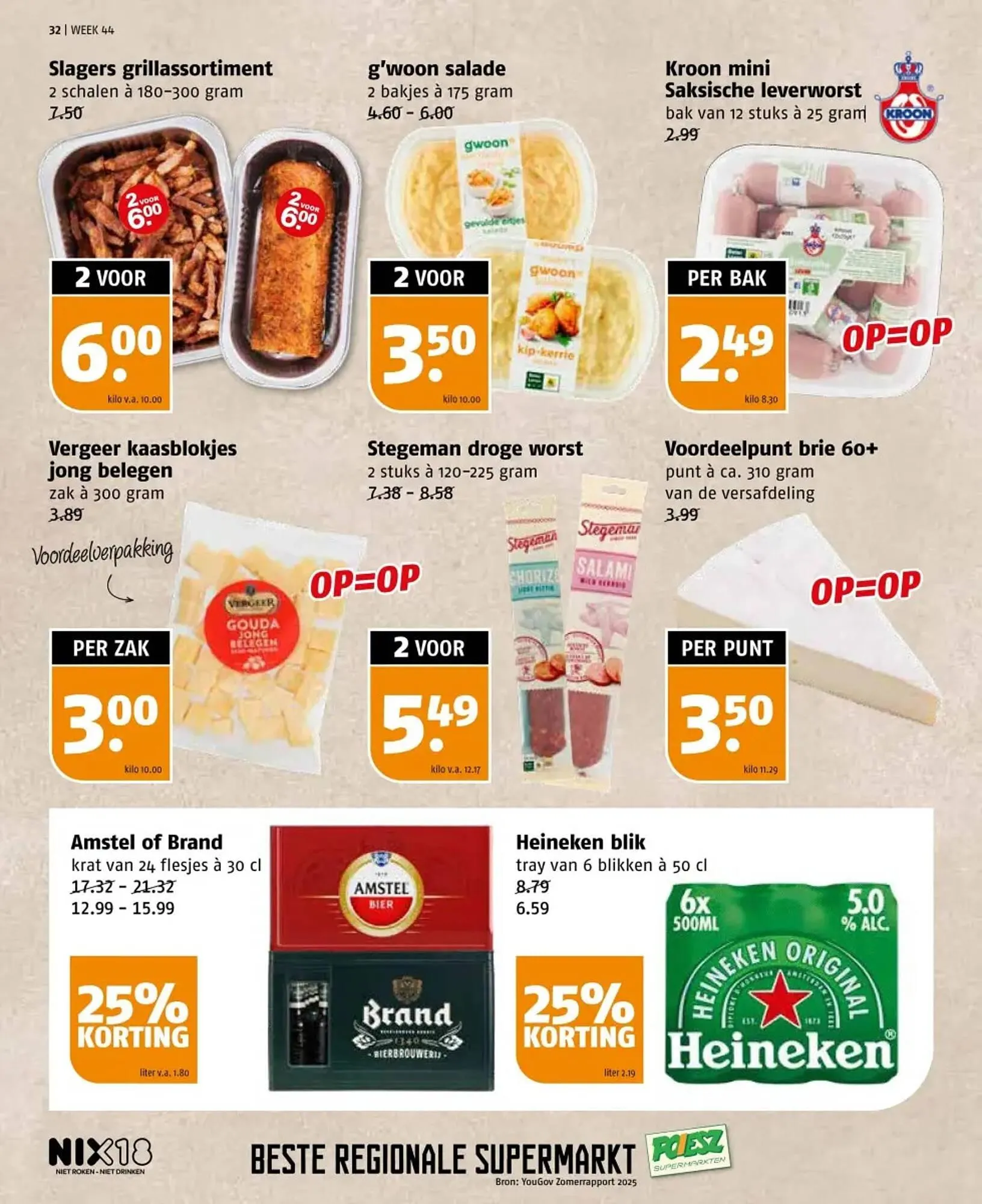 Poiesz folder van 26 oktober tot 1 november 2025 - Folder pagina 32