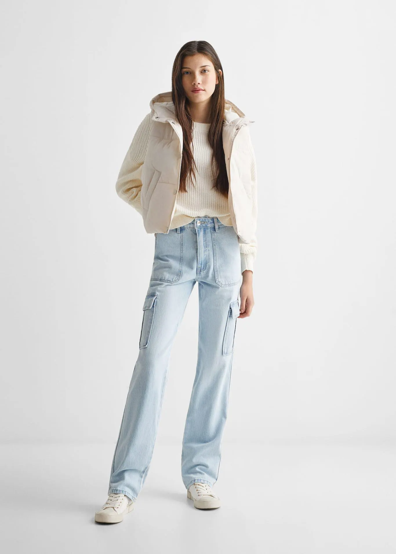 Bodywarmer met capuchon