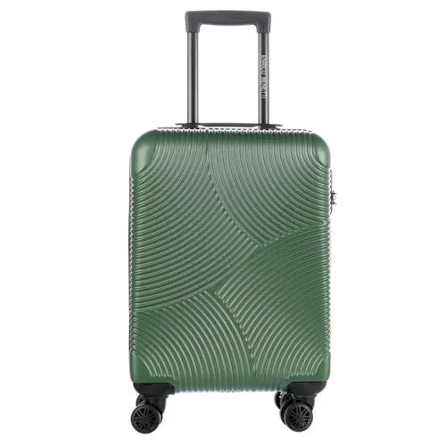 Harde Handbagage Koffer / Trolley / Reiskoffer 52x33x20 cm Louisville Olijfgroen