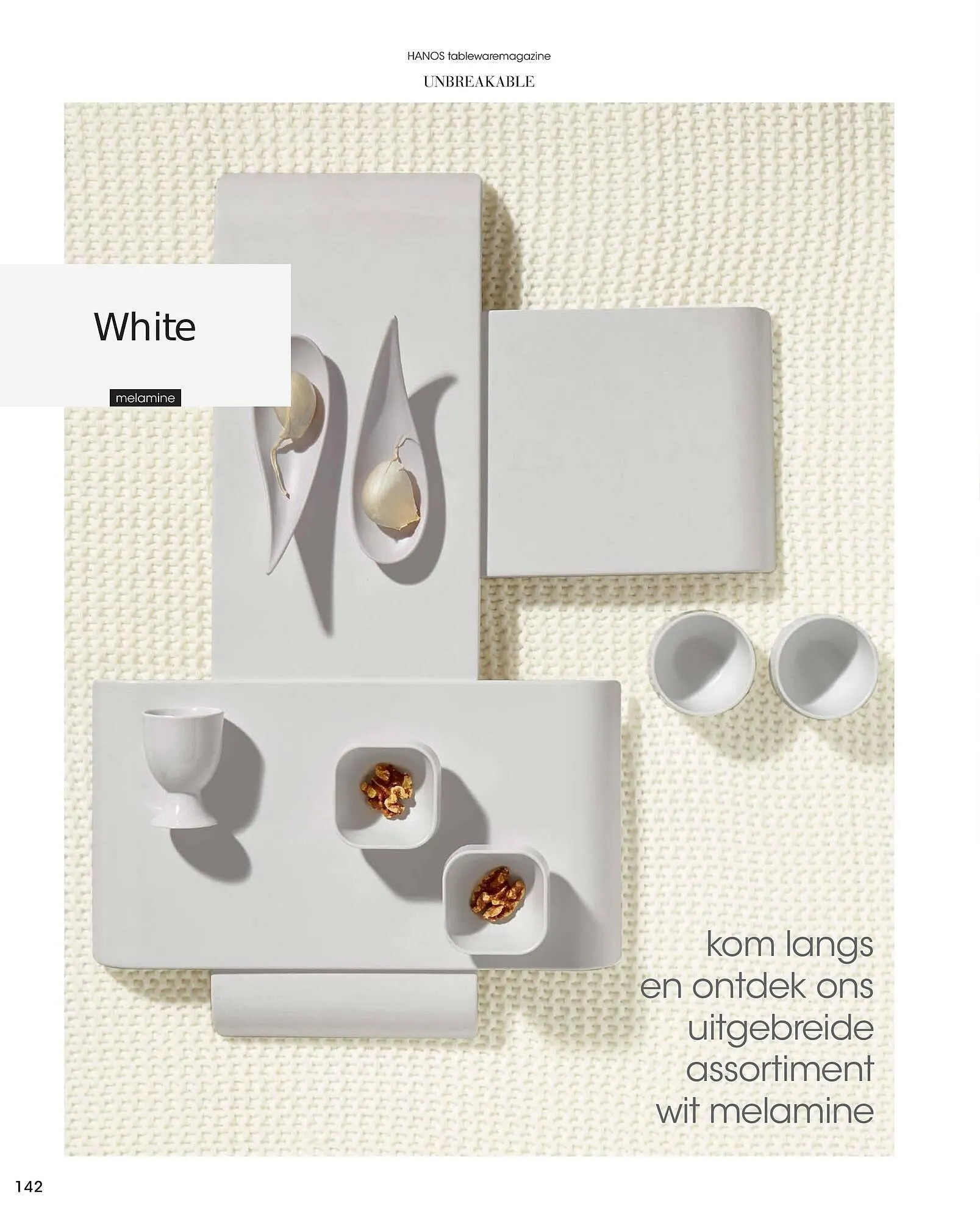 HANOS Tableware Magazine 2023-2024 van 1 januari tot 30 april 2024 - Folder pagina 142