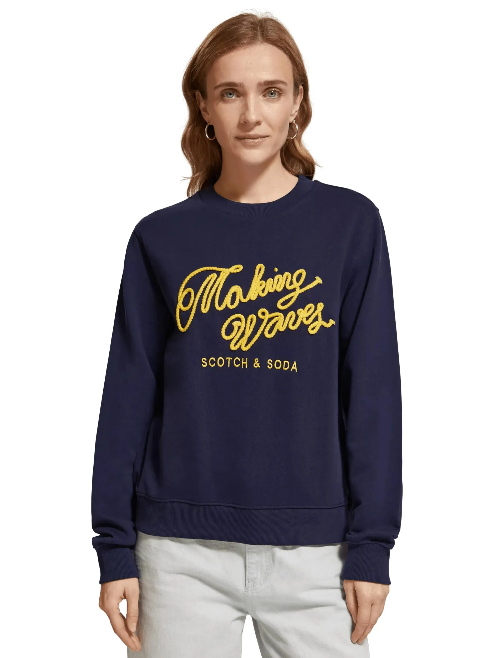 Regular fit crewneck sweatshirt