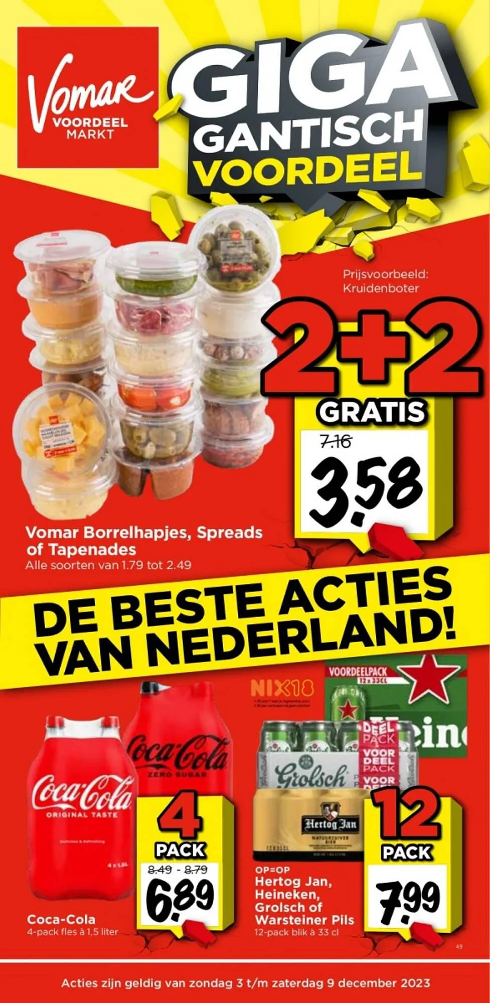 Vomar folder week 49 van 3 december tot 9 december 2023 - Folder pagina 1