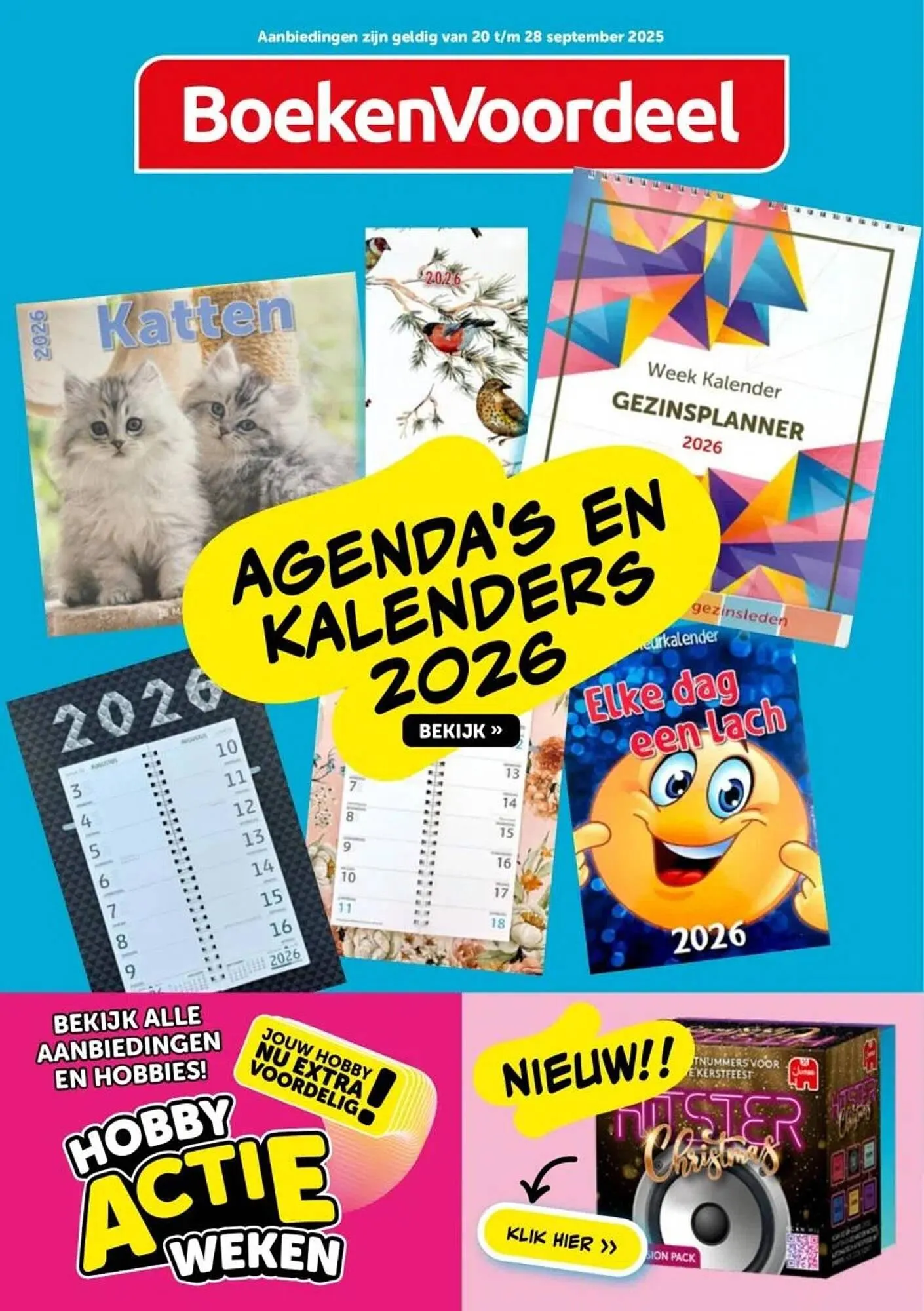 Boekenvoordeel folder van 20 september tot 28 september 2025 - Folder pagina 1