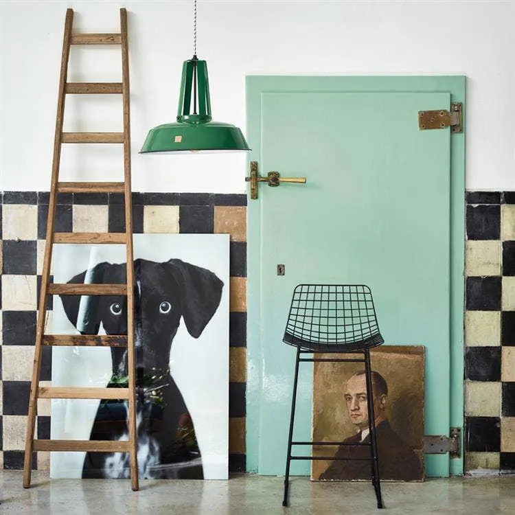 Barstoel Wire - zwart