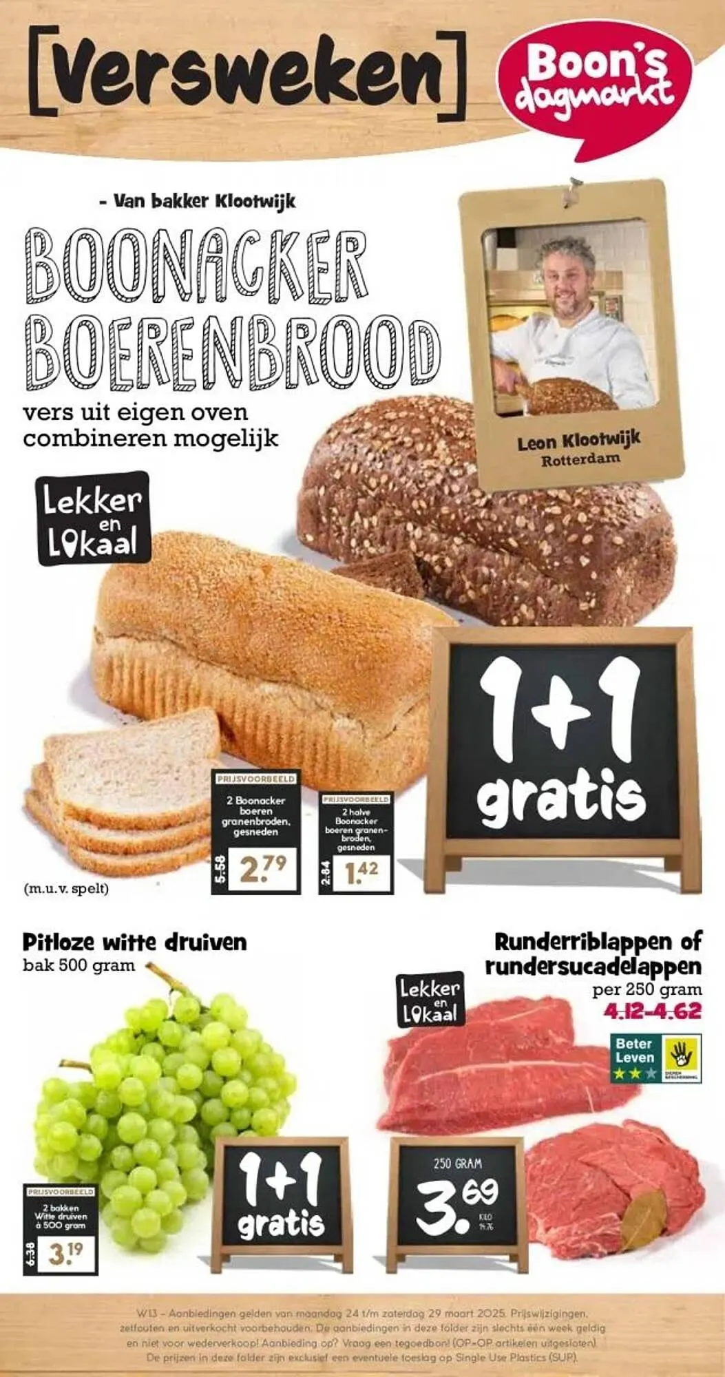 Boon`s Markt folder van 24 maart tot 29 maart 2025 - Folder pagina 1