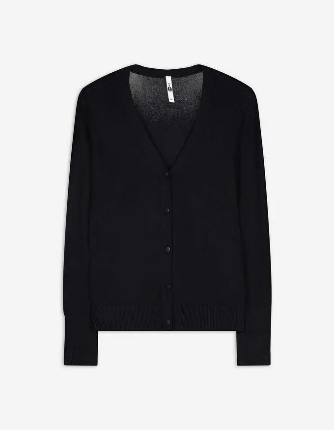 Trui - LENZING™ ECOVERO™ - zwart