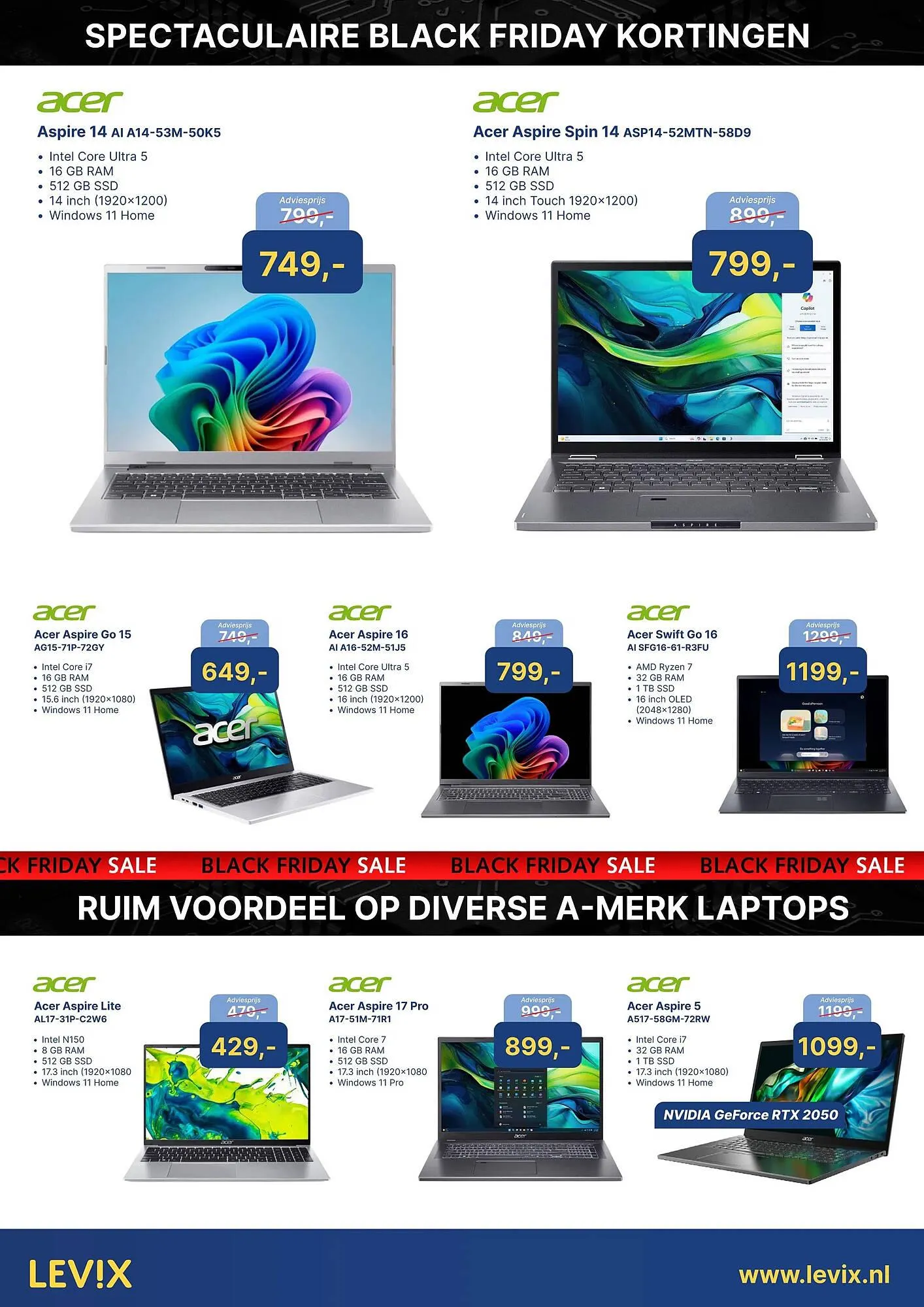 Levix Computershop folder van 18 november tot 1 december 2025 - Folder pagina 2