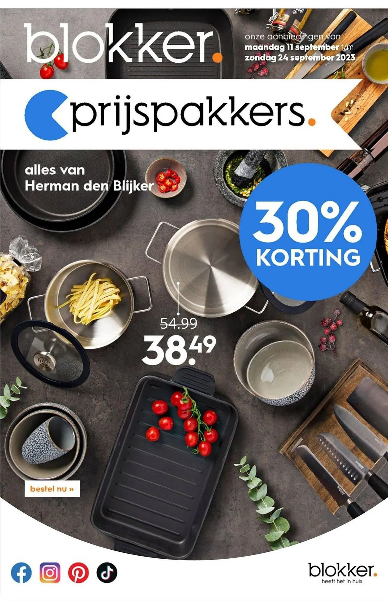 Blokker Folder van 4 september tot 17 september 2023 - Folder pagina 1