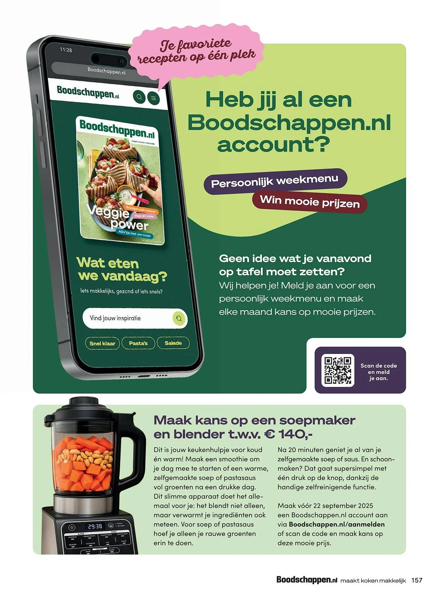 Boodschappen folder van 1 september tot 30 september 2025 - Folder pagina 157