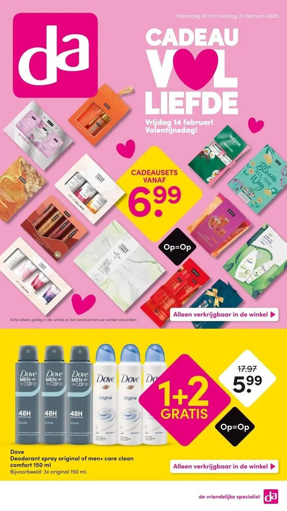 DA folder van 10 februari tot 23 februari 2025 - Folder pagina 1