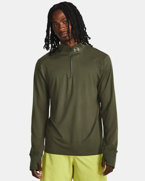 Herenshirt UA Qualifier Run met korte rits