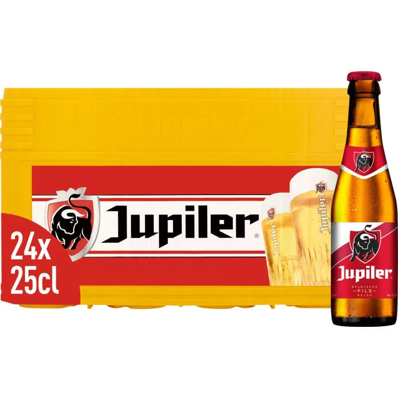 Jupiler Belgisch pils krat